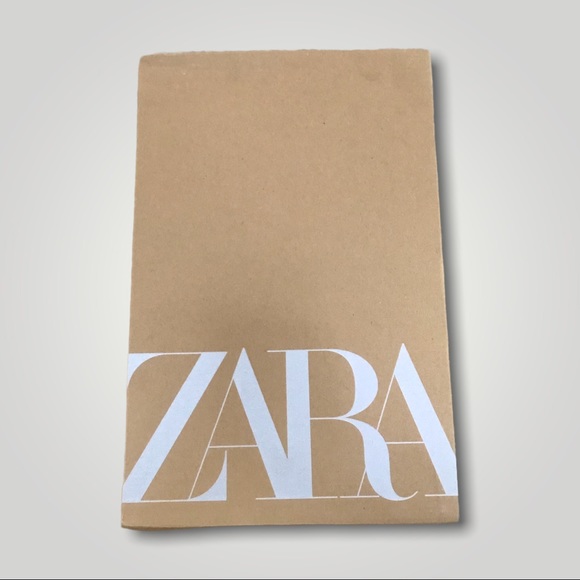 Zara LACED LEATHER BOAT SHOES  Beige Size 8 - Picture 10 of 11